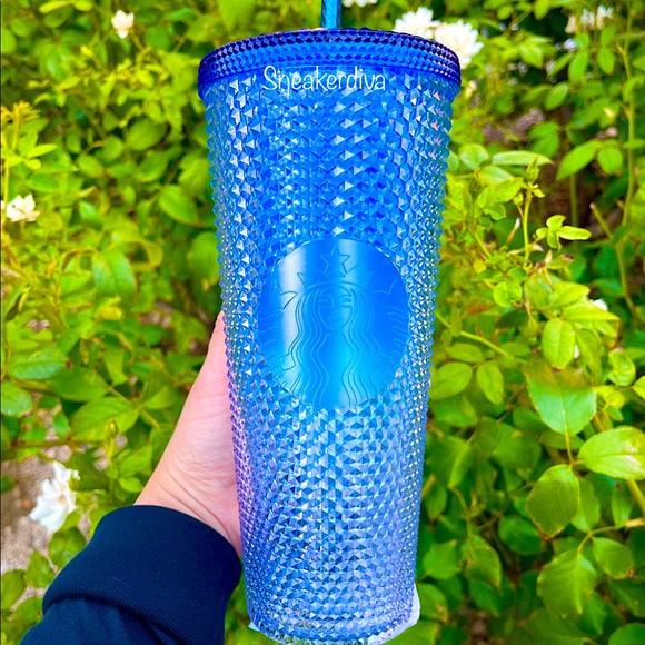 💙Starbucks💙overseas Blue💎bling Korea💎studded - Picture 4 of 4